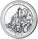 ¼ Dollar "Washington Quarter" (Acadia National Park, Maine)