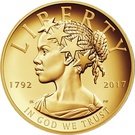 100 Dollars ("American Liberty 225th Anniversary High Relief Gold")