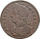 Copper "Draped Bust Facing Left"