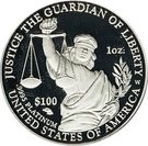 100 Dollars "American Platinum Eagle" (Bullion Coinage)