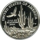 10 Dollars "American Platinum Eagle" (Bullion Coinage)