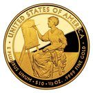 10 Dollars (Lucretia Garfield ; Bullion Coinage)