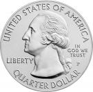 ¼ Dollar - "Washington Quarter" (Arches National Park -  Silver 5oz Bullion)