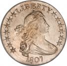 ½ Dollar "Draped Bust Half Dollar" (Heraldic eagle)