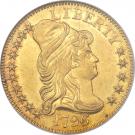 5 Dollars "Liberty Cap / Small Eagle - Half Eagle"