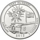 ¼ Dollar "Washington Quarter" (Fort McHenry)