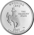 ¼ Dollar "Washington Quarter" (Wyoming)