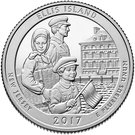 ¼ Dollar 'Washington Quarter' (Ellis Island (Statue of Liberty National Monument), New Jersey) - Silver Proof