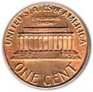 1 Cent "Lincoln Memorial Cent"