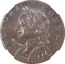 Copper "Mailed Bust Left, Horned Bust"