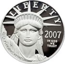 25 Dollars "American Platinum Eagle" (Bullion Coinage)