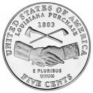 5 Cents "Jefferson Nickel" (Louisiana Purchase)