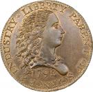1 Cent; Birch Cent (Pattern)