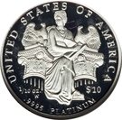 10 Dollars "American Platinum Eagle" (Bullion Coinage)