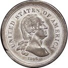 5 Cents "1866 Without Rays" (Pattern)