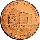 1 Cent "Lincoln Cent" (Birth and Early Childhood)