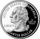 ¼ Dollar "Washington Quarter" (Chickasaw National Recreation - Silver 5oz Bullion)