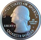 ¼ Dollar 'Washington Quarter' (Theodore Roosevelt National Park, North Dakota - Silver Proof)
