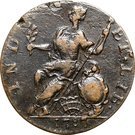 Copper "Mailed Bust Facing Right, INDE ET LIB"