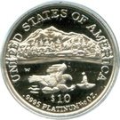 10 Dollars "American Platinum Eagle" (Bullion Coinage North West)