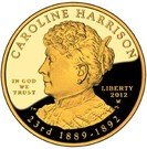 10 Dollars (Caroline Harrison ; Bullion Coinage)