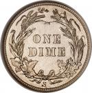 1 Dime "Barber Dime"