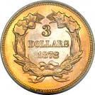 3 Dollars "Indian Head"