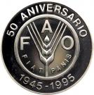 100 Pesos Uruguayos (FAO Anniversary)