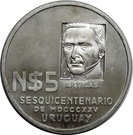 5 Nuevos Pesos (José Artigas -  Pattern)