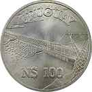 100 Nuevos Pesos (Binational dam construction)