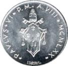 5 Lire - Pavlvs VI