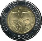 500 Lire - Ioannes Pavlvs II