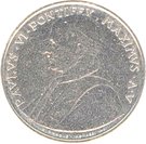 100 Lire - Pavlvs VI