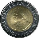 500 Lire - Ioannes Pavlvs II