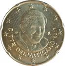 20 Euro Cent - Benedictus XVI (2nd Map)