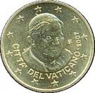 50 Euro Cent - Benedictus XVI (1st map)