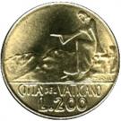200 Lire - Pavlvs VI
