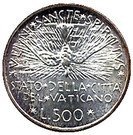 500 Lire - Sede Vacante