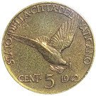 5 Centesimi - Pivs XII