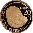 20 Euro - Benedictus XVI (The Restoration of the Pauline Chapel)