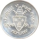 500 Lire - Pavlvs VI (Holy Year - Forgiveness)