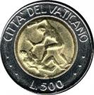 500 Lire - Ioannes Pavlvs II