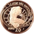 20 Euro - Benedictus XVI (Masterpieces of Sculpture - Torso of Belvedere - The Pieta by Michelangelo)