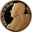 20 Euro - Benedictus XVI (Masterpieces of Sculpture - The Good Shepherd - Laocoon group)