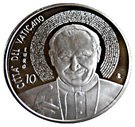 10 Euro - Franciscus (Santus Ioannes Paulus II)