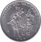 10 Lire - Ioannes Pavlvs II