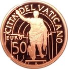 50 Euro - Benedictus XVI (Apollo Belvedere - Augustus of Prima Porta)