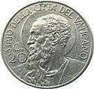 20 Centesimi - Pivs XII