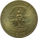 200 Lire - Ioannes Pavlvs II