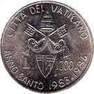 1000 Lire - Ioannes Pavlvs II